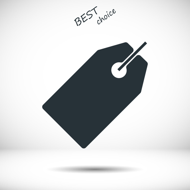price tag icon - Vector, afbeelding