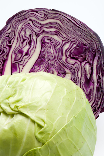 White and Red Cabbage - Photo, Image