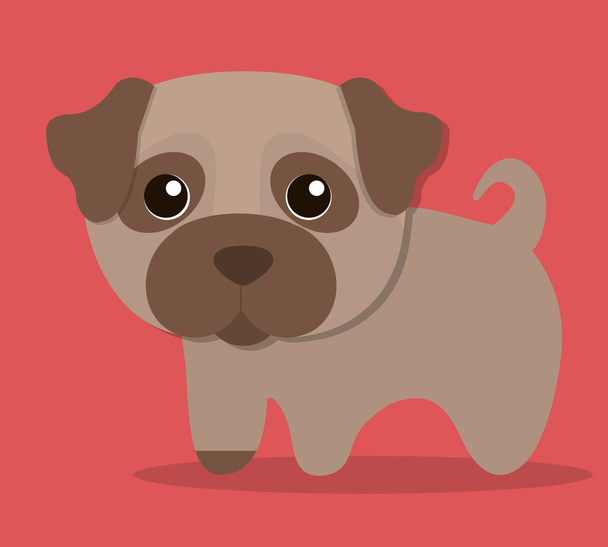 dog cartoon pet design - Vektor, Bild