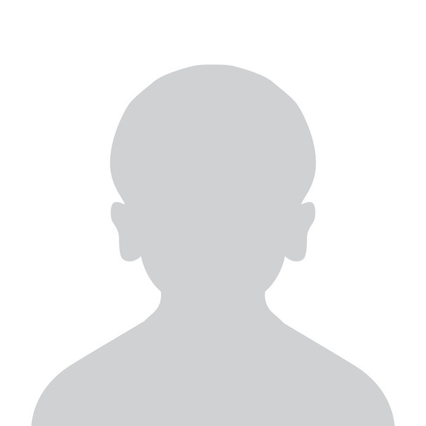 Chłopiec domyślny symbol zastępczy dzieci avatar profil szary obraz izolowane na białym tle dla projektu. Ilustracja wektorowa - Wektor, obraz