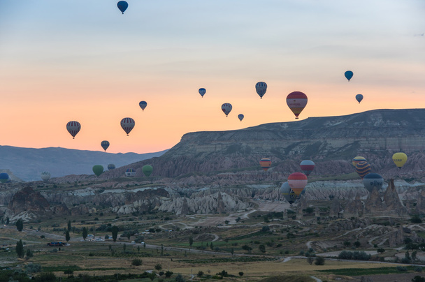 Hot Air Balloons over Cappadocia - Fotó, kép