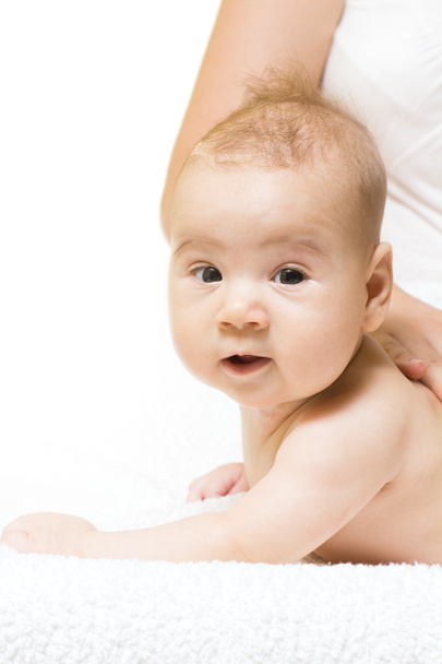 Baby massage - Photo, Image