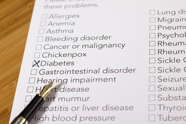 Formulario de evaluación de la salud
 - Foto, Imagen