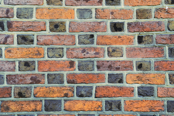 Parti-colored brick wall - Photo, Image