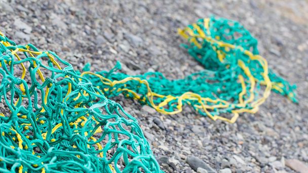 Fischernetze am Strand - Foto, Bild