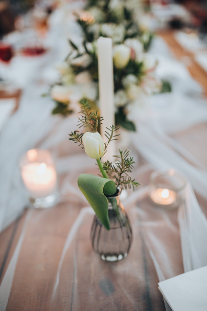 Wedding banquet table - Foto, imagen