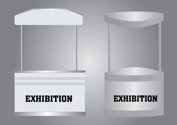 Kiállítási Stand információ üzleti - Vektor, kép
