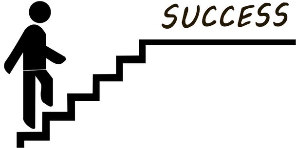 career ladder success - Vector, Image