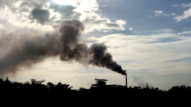 Η έννοια της ρύπανσης, καπνό από τη βιομηχανία - Πλάνα, βίντεο