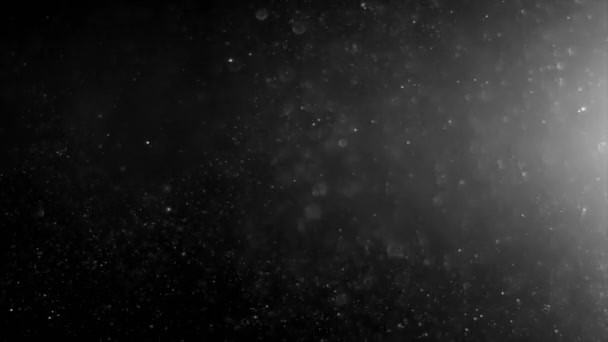 Αφηρημένο φως και τα σωματίδια σκόνης - Πλάνα, βίντεο