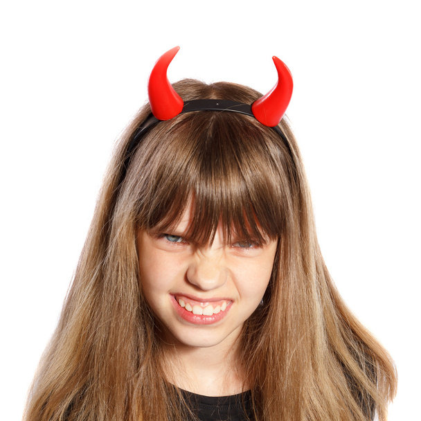 meisje van de duivel - Foto, afbeelding