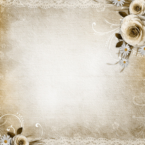 Texture Background with roses - Zdjęcie, obraz