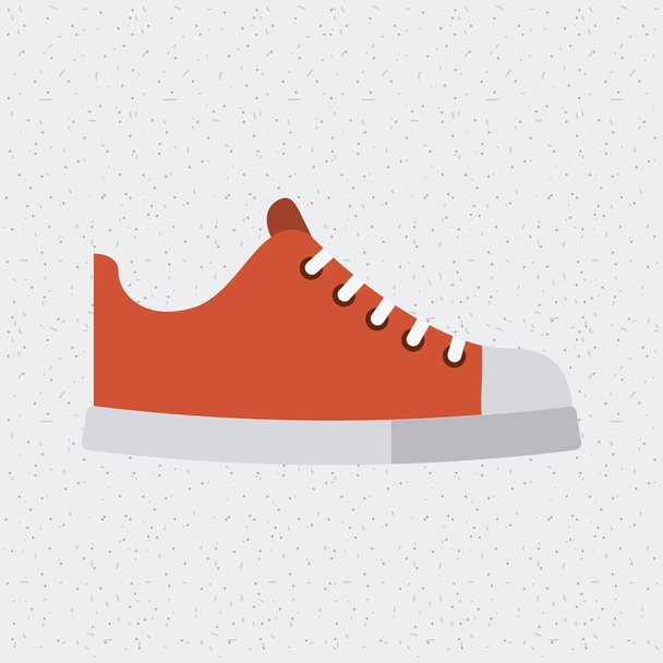 boty móda pro mladé izolované ikona - Vektor, obrázek