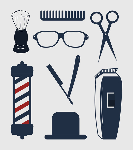 icono de la peluquería profesional
 - Vector, imagen
