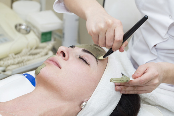 proceso de masaje y tratamientos faciales
 - Foto, Imagen