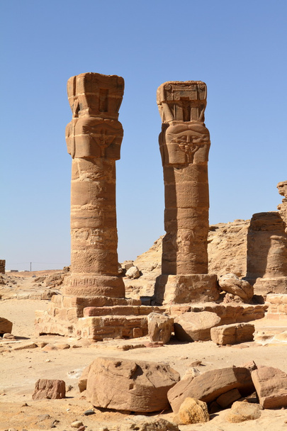 A templom romjai: Jebel Barkal, Szudán - Fotó, kép