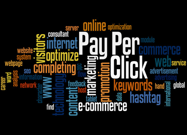 Pay Per Click, word cloud concept 6 - Photo, Image