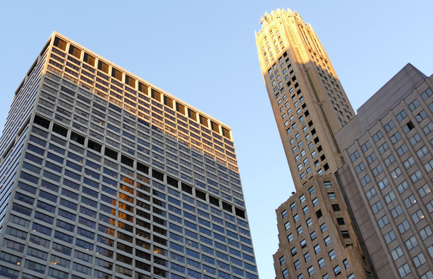 ニューヨーク、アメリカ合衆国。2016年8月24日マンハットの超高層ビル - 写真・画像