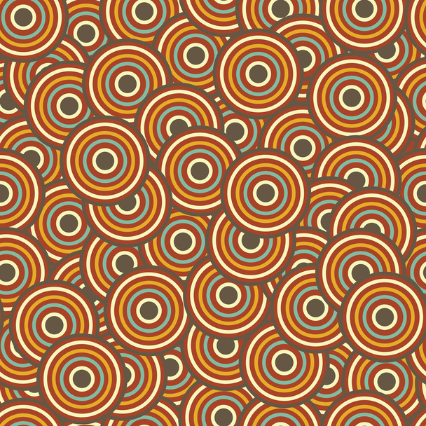 Abstract seamless pattern with circles - Vector, Image