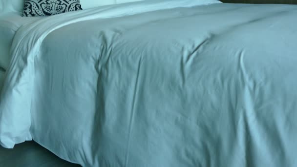 Dekoracja wnętrza sypialni - Materiał filmowy, wideo