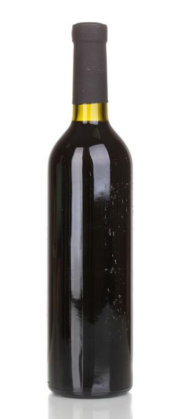 Bottle of great wine isolated on white - Zdjęcie, obraz