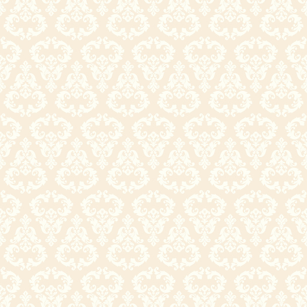 Seamless damask background. Ornamental classic pattern - Vettoriali, immagini