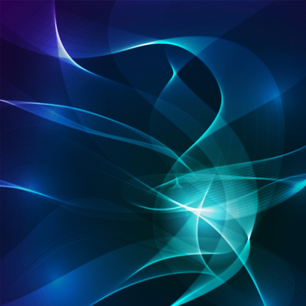 Abstract blue and violet lights background. - Vector, imagen