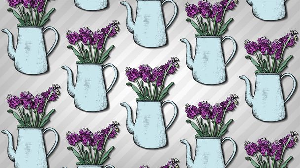 Vector illustration of bouquet pattern - Vector, Image