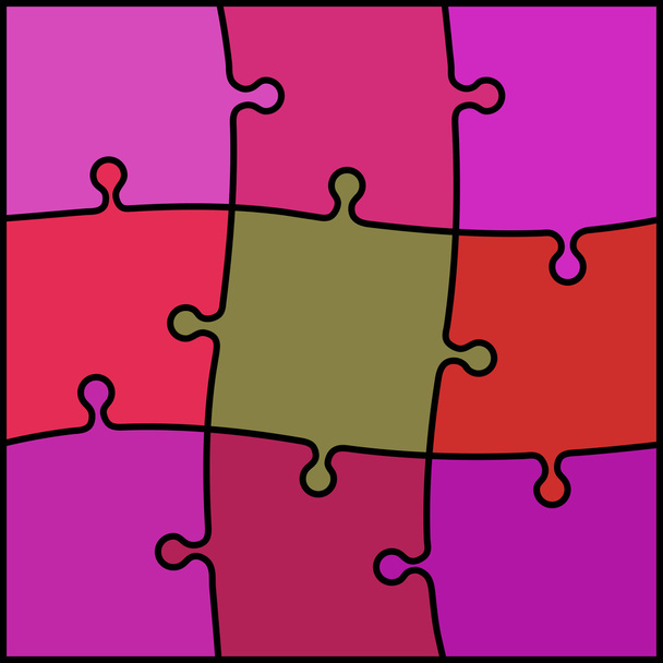 Абстрактний кольоровий фон головоломки
 - Вектор, зображення