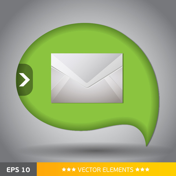 Mail icon ballon - Vektor, obrázek