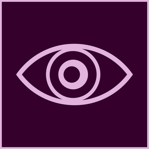 Vektör app simgesi tasarım. insan gözü - Vektör, Görsel