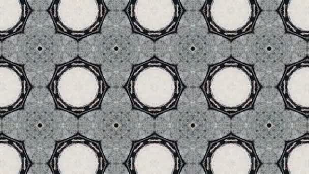 Pokrytí podlahové-mozaiková fraktální geometrické kaleidoskopický  - Záběry, video