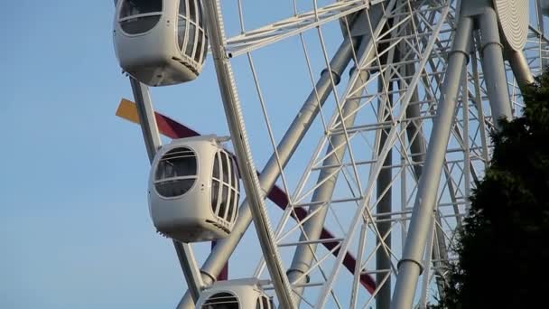 Ferris Wheel at amusement park - Footage, Video