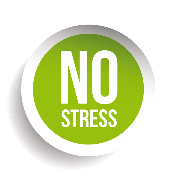 ないストレス ラベル ボタン ベクトル - ベクター画像