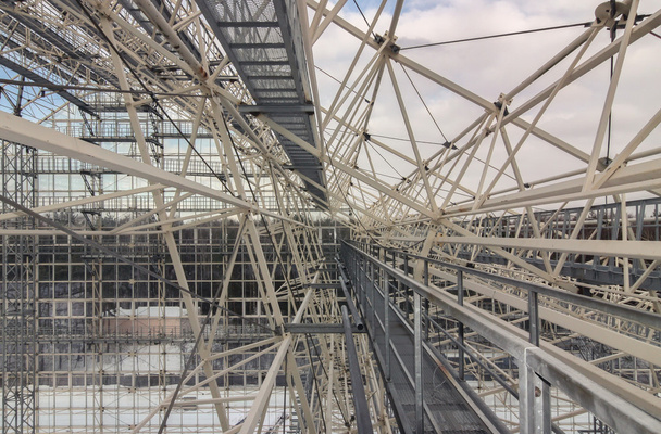 Giant metal construction frame - Valokuva, kuva