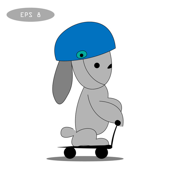 漫画のウサギのベクトルのイラスト - ベクター画像
