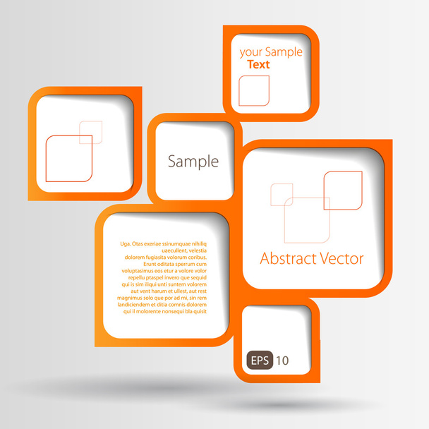 Abstract web design bubble - Vetor, Imagem