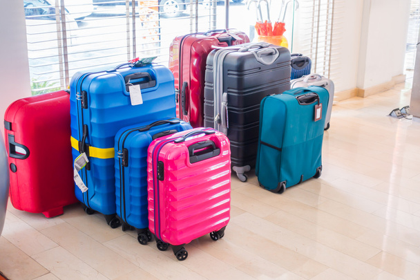 Suitcases and travel bag . - 写真・画像