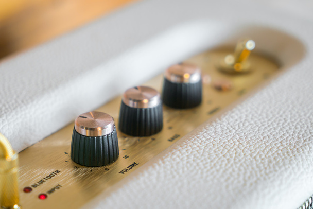 Volume control knob of  hi-fi amplifier . - Photo, Image