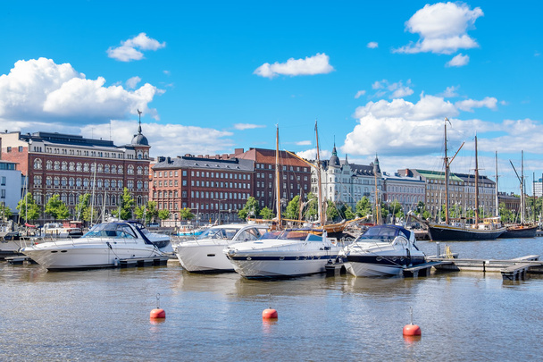 Hafenpromenade von Helsinki. Finnland - Foto, Bild