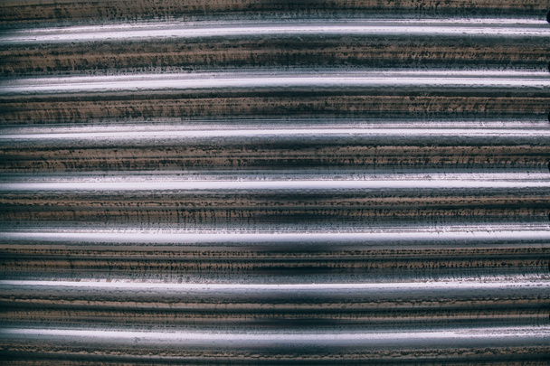 Detalle del silo de acero
 - Foto, Imagen