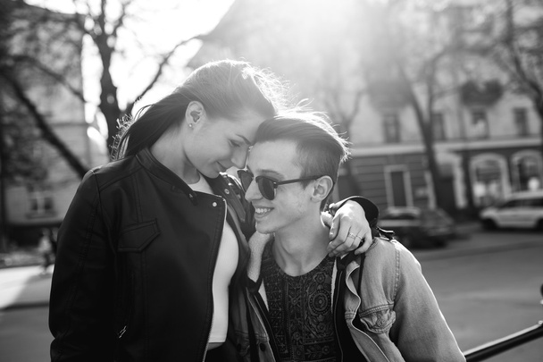 Young couple in city - Photo, Image