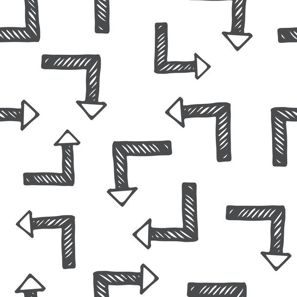 Vector seamless pattern with arrows - Vektor, obrázek