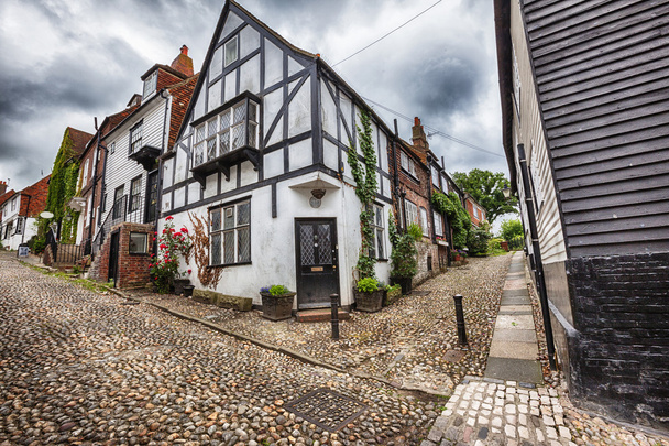 small street in Rye, Sussex, Reino Unido
 - Foto, Imagem