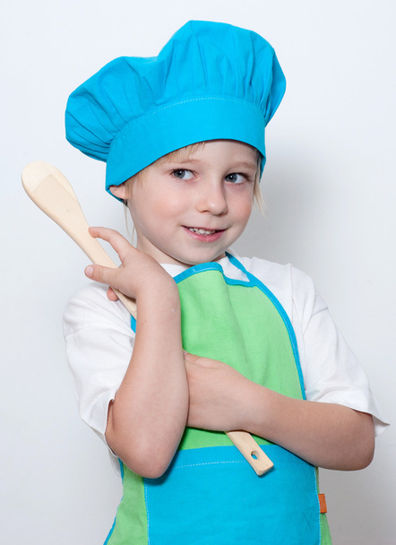 Child as chef cook - Foto, imagen