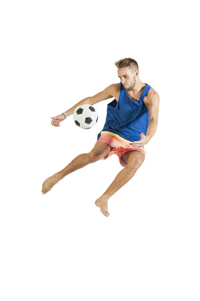 soccer player playing football  - Fotó, kép