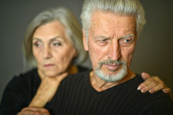 Sad Senior couple - Valokuva, kuva