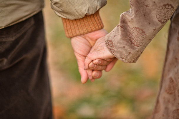 Couple of hands together - 写真・画像