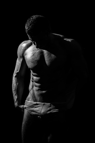 muscular handsome athletic man  - Zdjęcie, obraz