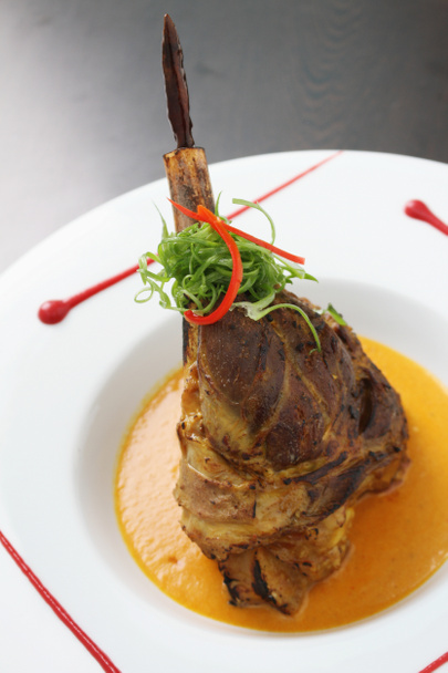 Gourmet curried lamb - Photo, Image